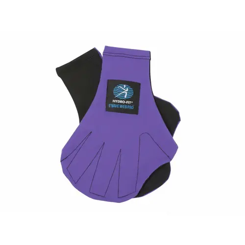 Small Purple Wave Web Pro Gloves (1 Pair)