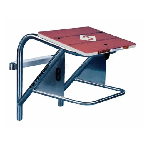 20"- 29.5" White Competitor Long Reach Starting Platform 20"- 29.5" White Competitor Long Reach Starting Platform
