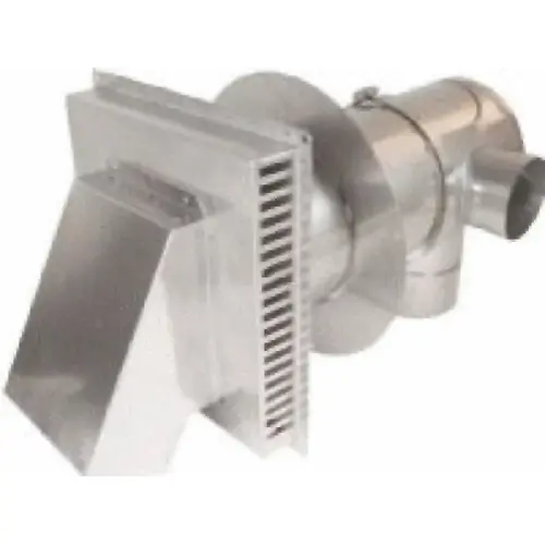 4" Ss Single Wall Horizontal Termination Box