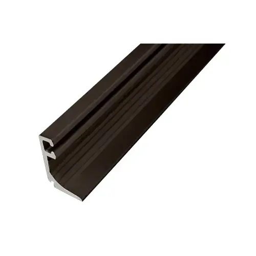 Door Glass Stop for 1" Glass, Dark Bronze Anodized - 24'-2" Door Glass Stop for 1" Glass, Dark Bronze Anodized - 24'-2"