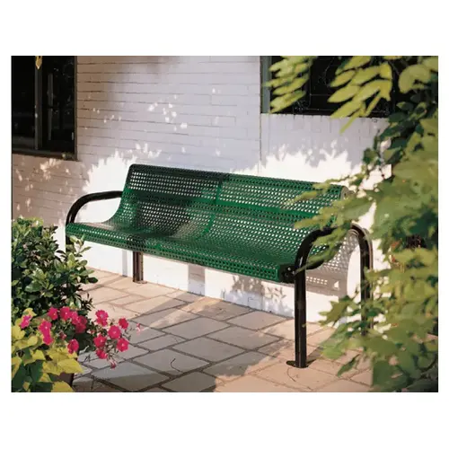 6' Fusion Advantage Finish Inground Mounted Ultra Bench With Back Variety Of Combinations