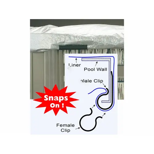 CoverLoc Jr. 5" Covers - Case of 50 Packs (600 Pieces Total)