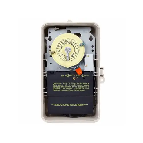 24-hour Dpst Mechanical Time Switch W/ Heater Protection 208-277v 24-hour Dpst Mechanical Time Switch W/ Heater Protection 208-277v
