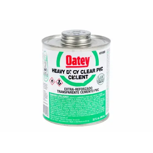 32oz Pvc Heavy Duty Clear Cement 32oz Pvc Heavy Duty Clear Cement