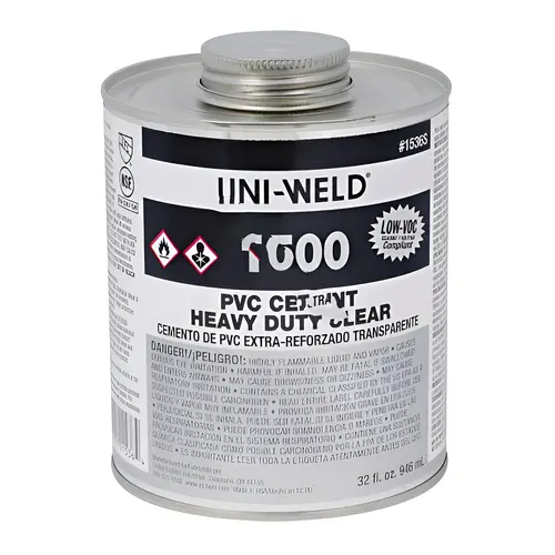 United Elchem Gallon Pvc Heavy Duty Clear Cement United Elchem Gallon Pvc Heavy Duty Clear Cement