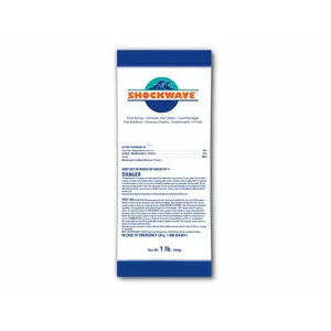 ShockWave 25253 2x12x1# 48  Cal-hypo 1# Shockwave 68% Granular White