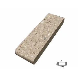 Artistic Pavers 2SBCSLSN412 4" X 12" Sand Desertlock Double Sided Bullnose Coping