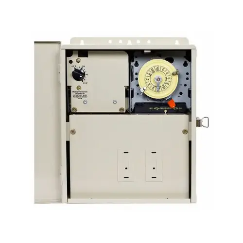 Freeze Protection Control Center W/ Timer, Thermostat, & Metal Enclosure 240v Freeze Protection Control Center W/ Timer, Thermostat, & Metal Enclosure 240v