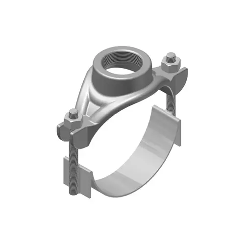 Harco 4"x1.5" Duct Saddle Ss Strap