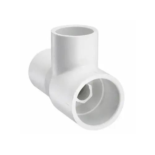 1" X .75" X .75" Sch40 Pvc Venturi Tee With .25" Nozzle White 1" X .75" X .75" Sch40 Pvc Venturi Tee With .25" Nozzle White