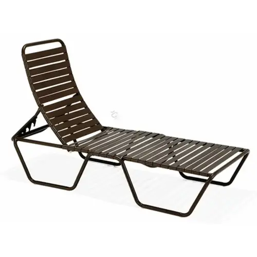 Milan Strap Nesting Chaise Lounge W/ Skids Milan Strap Nesting Chaise Lounge W/ Skids