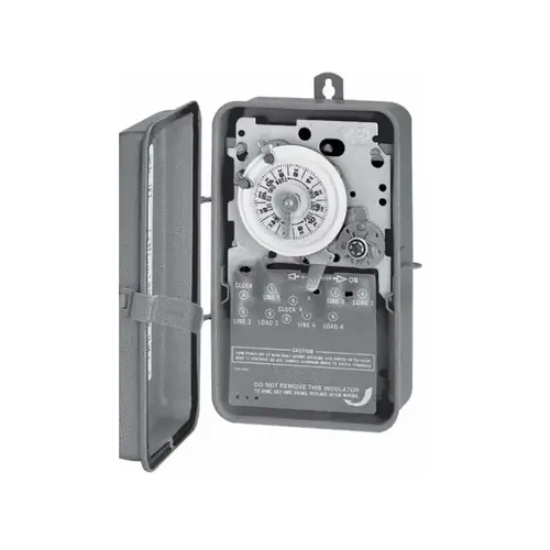 Metal Case Timer 4 Pole Single Throw 125v