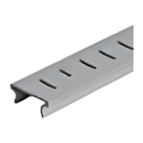 Gry Frontier Deck Drain Top Cap, Pvc Material, 120" Length, 1.700" Width, Gray Finish