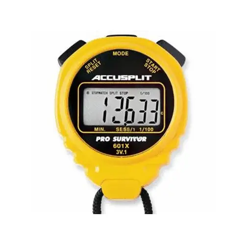 Yellow Accusplit 601x Stopwatch
