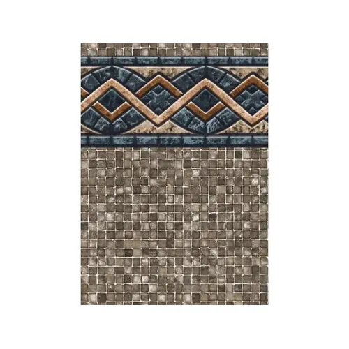 21'x41'x54" Ov Hg Stone Mosaic Ub Ag Liner