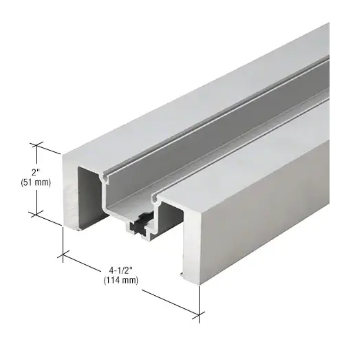 Clear Anodized Heavy-Duty Vertical Mullion, Thermally Improved - 14'-6" Clear Anodized Heavy-Duty Vertical Mullion, Thermally Improved - 14'-6"
