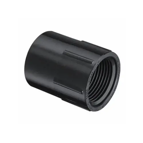 2" Black Sch40 Pvc Female Adapter Socket X Fipt 2" Black Sch40 Pvc Female Adapter Socket X Fipt