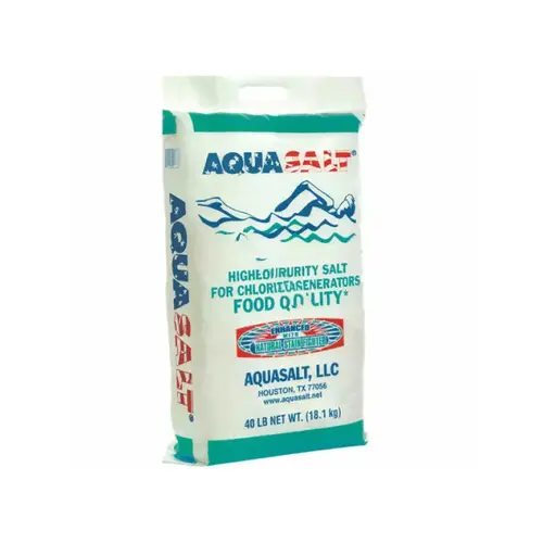 40# Aquasalt Food Quality Salt Bluish White 40# Aquasalt Food Quality Salt Bluish White