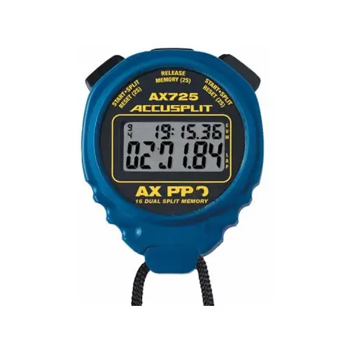 Blue Accusplit Ax725 Ax Pro Memory Series Professional Stopwatches Blue Accusplit Ax725 Ax Pro Memory Series Professional Stopwatches