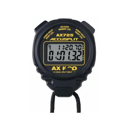 Black Accusplit Ax725 Ax Pro Memory Series Professional Stopwatches Black Accusplit Ax725 Ax Pro Memory Series Professional Stopwatches