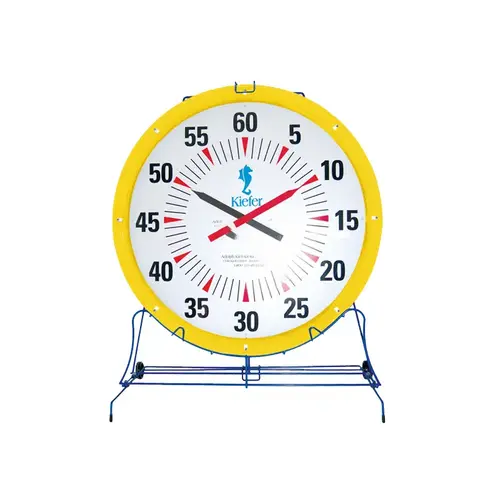 Yellow Kiefer Pace Clock Portable Battery Yellow Kiefer Pace Clock Portable Battery