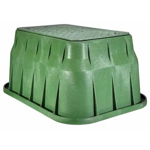 13" X 24" X 15" Green Pro-spec Series Valve Box With Green Lid 13" X 24" X 15" Green Pro-spec Series Valve Box With Green Lid