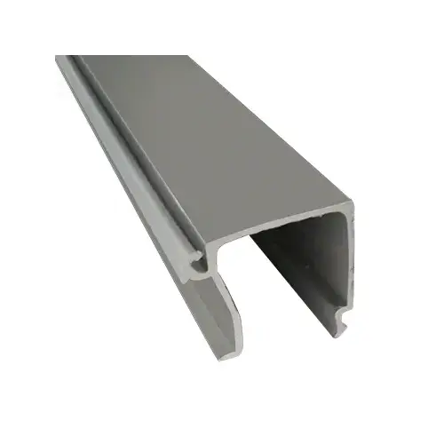 Clear Anodized Glass Stop for Exterior Glazing - 24'-3" Stock Length Clear Anodized Glass Stop for Exterior Glazing - 24'-3" Stock Length