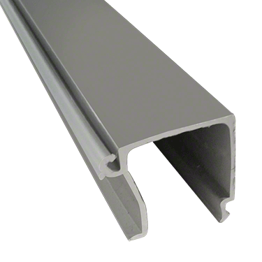 CRL-U.S. Aluminum 45XHD11 Clear Anodized Glass Stop for Exterior Glazing - 24'-3" Stock Length