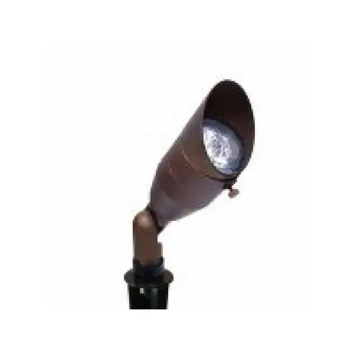 5.5" Bronze Texture Cast Aluminum Directional Light With Mr16 Led Bulb 20w