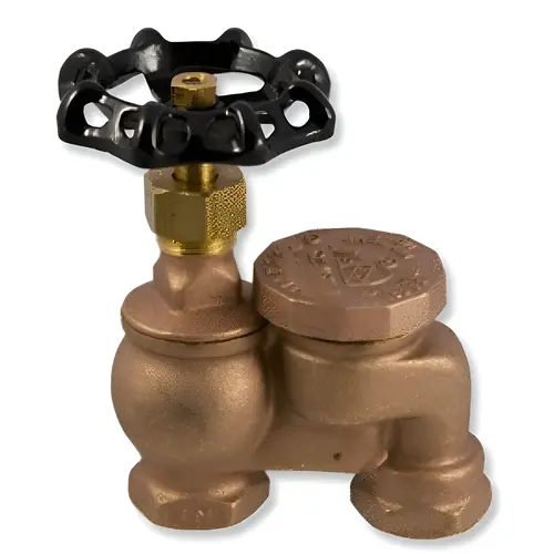 .75" Brass Anti-siphon Valve W/ Wheel Handle