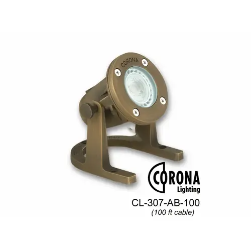 Antique Brz 100' Uw Light Mr16 Socket No Lamp Antique Brz 100' Uw Light Mr16 Socket No Lamp