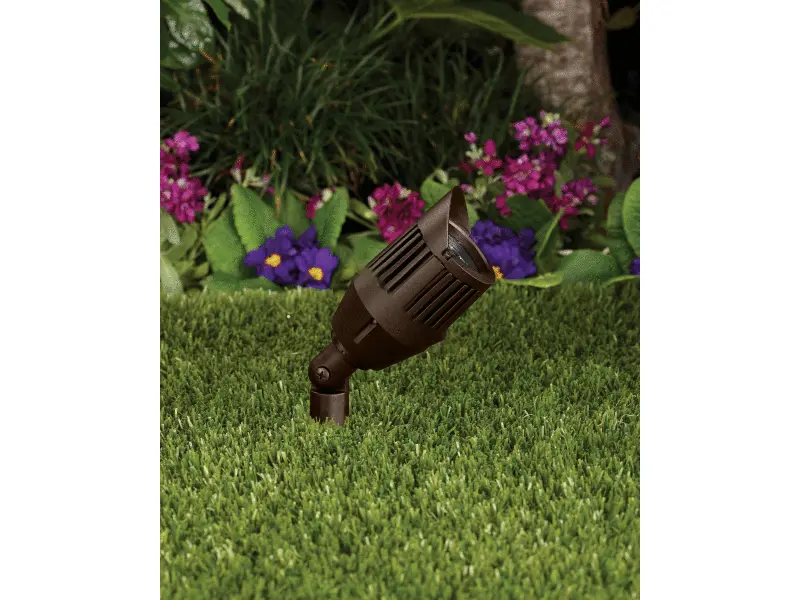 VISTA PROF OUTDOOR LIGHTING Aluminum Dark Bronze Led Medium Flood Up And Accent Light 3000k GR-3106-DZ-9.5-W-MF VISTA PROF OUTDOOR LIGHTING Aluminum Dark Bronze Led Medium Flood Up And Accent Light 3000k GR-3106-DZ-9.5-W-MF