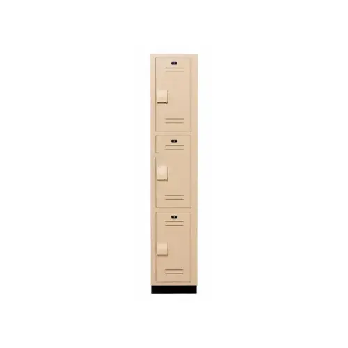 12" X 18" X 60" Flat 3-tier Lenox Locker