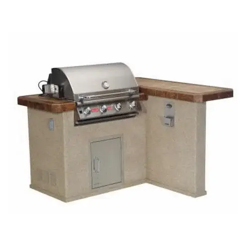 Stucco Base Std Patio Q Island W/ Outlaw Grill Stucco Base Std Patio Q Island W/ Outlaw Grill