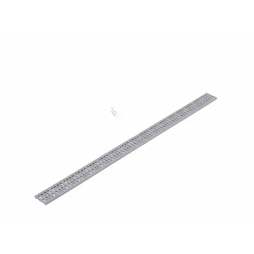 3' Gray Square Pattern Grate For Slim Channel 3' Gray Square Pattern Grate For Slim Channel