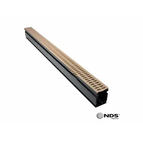 3' Sand Slotted Grate For Slim Channel Tan
