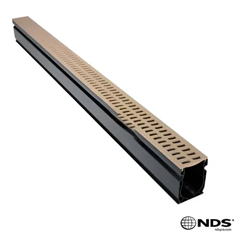 3' Sand Slotted Grate For Slim Channel Tan