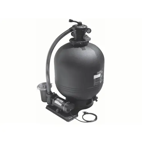 19" Carefree Standard Sand Filter System With 6' Nema Cord 19" Carefree Standard Sand Filter System With 6' Nema Cord