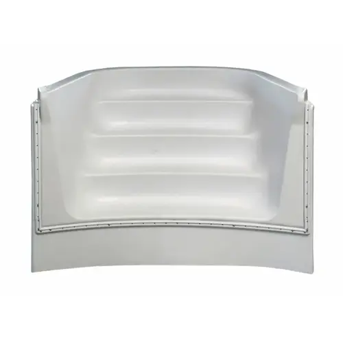 6' 4 Tread Radius Stair White 6' 4 Tread Radius Stair White