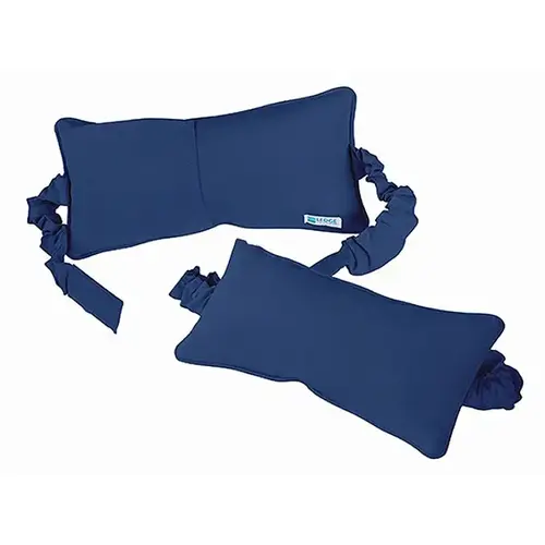 Medium Blue Signature Headrest Pillow Medium Blue Signature Headrest Pillow