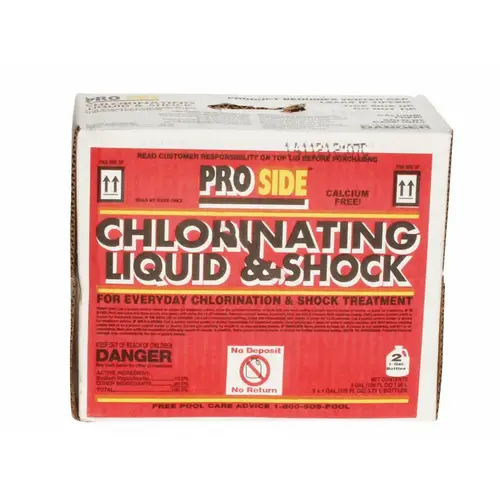 2/cs Gal Pro Side Liquid Chlorine 10% 2/cs Gal Pro Side Liquid Chlorine 10%