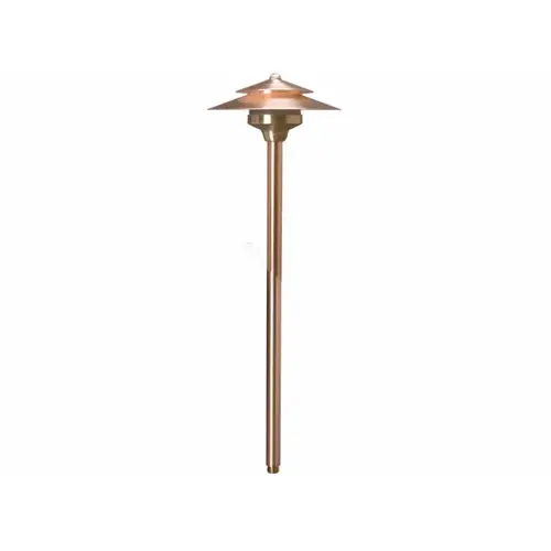 Natural Copper Cambridge Area Light With 24" Stem No Lamp Natural Copper Cambridge Area Light With 24" Stem No Lamp