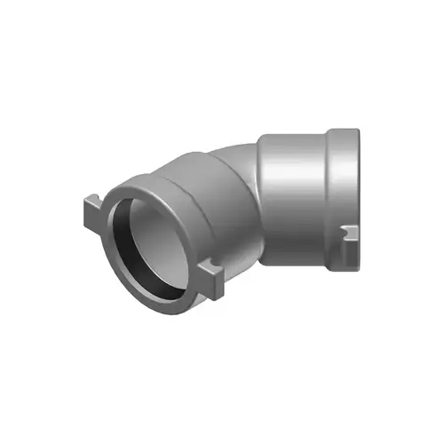 2.5" Ductile Iron Ips 45 degree Bend 2.5" Ductile Iron Ips 45 degree Bend