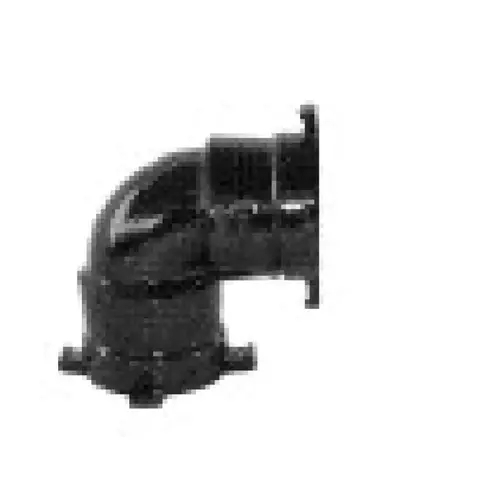 Leemco 3" 90 Bend Duct Iron Fitting