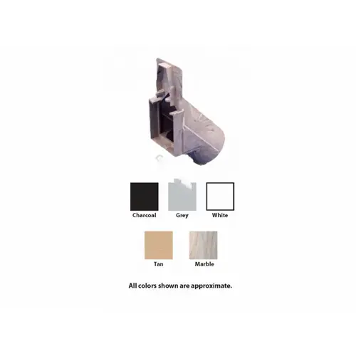 Tan Drain Rite End Spout