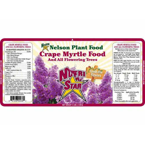 Nutri St Crape Myrtle 2 Nelson 10-15-19 Crape Myrtle Food 2#