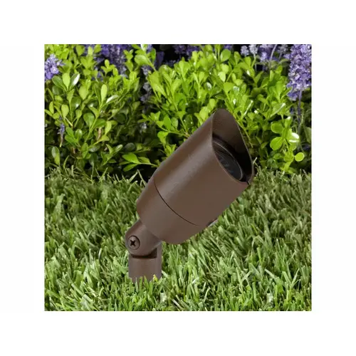 Dark Bronze Ground Stake 60 degree Wide Flood Light 5w Dark Bronze Ground Stake 60 degree Wide Flood Light 5w