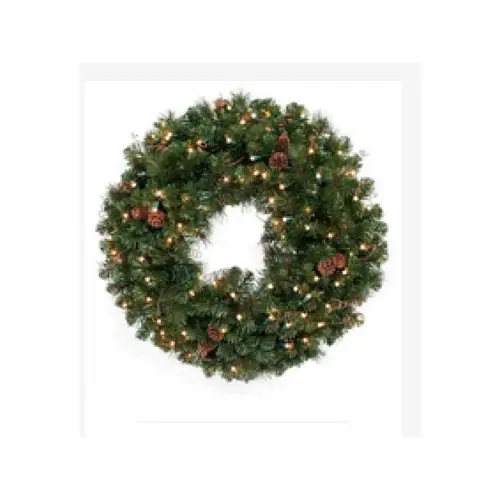 Village Lighting 30" Black Forest Led Wreath