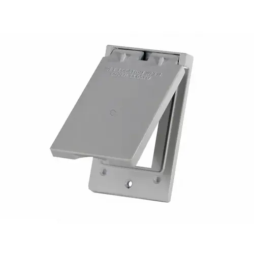 White 1-gang Gfci Verticle Cover White 1-gang Gfci Verticle Cover