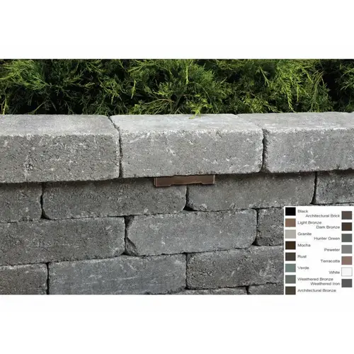 6" X 1-1/4" Rust Brick Light With Lb2nd Lamp 1w 6" X 1-1/4" Rust Brick Light With Lb2nd Lamp 1w